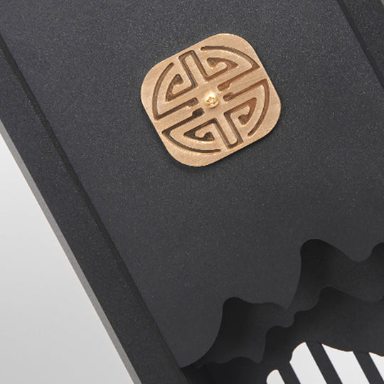 Elegant Outdoor LED Waterproof Light with Artistic Cut Design