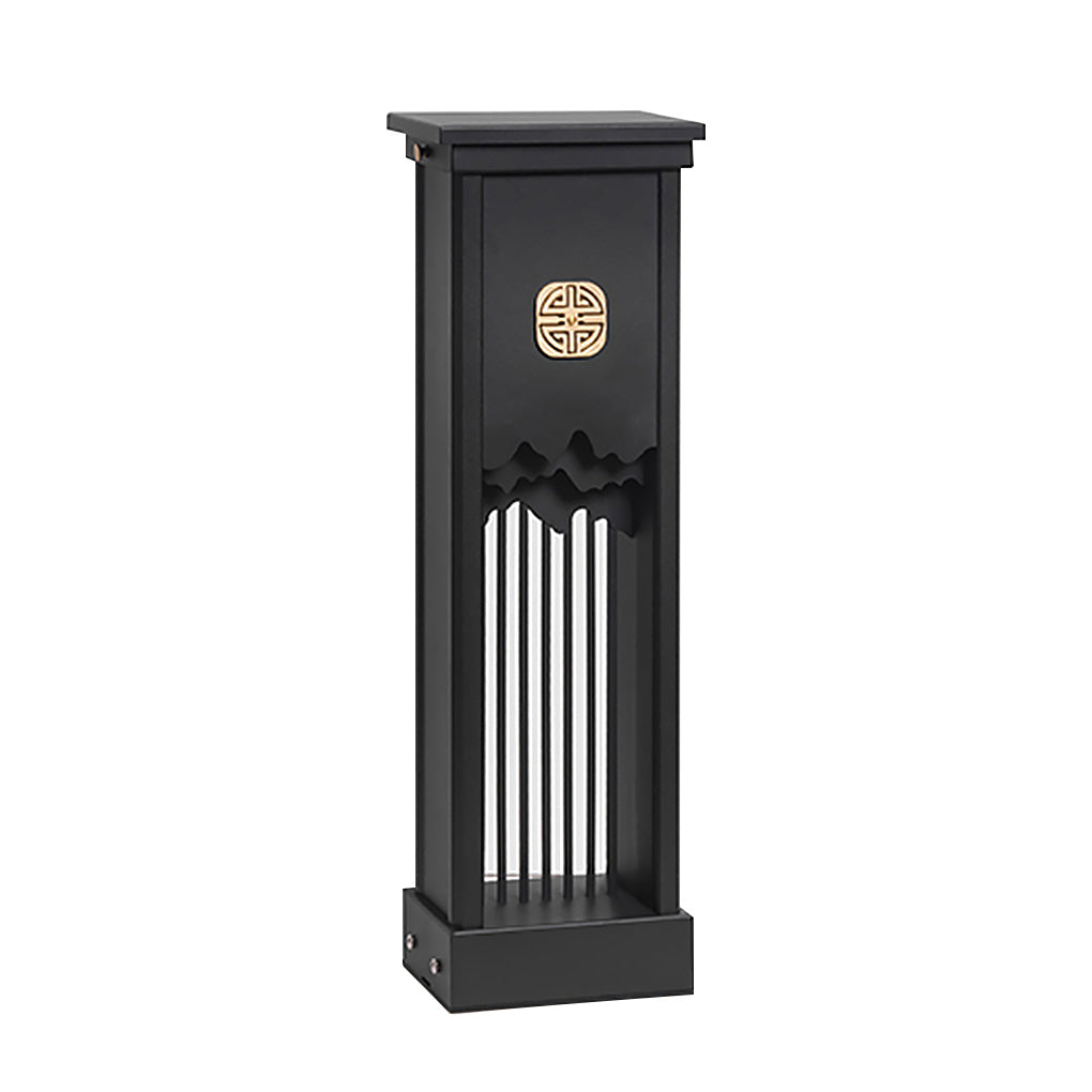 Elegant Outdoor LED Waterproof Light with Artistic Cut Design