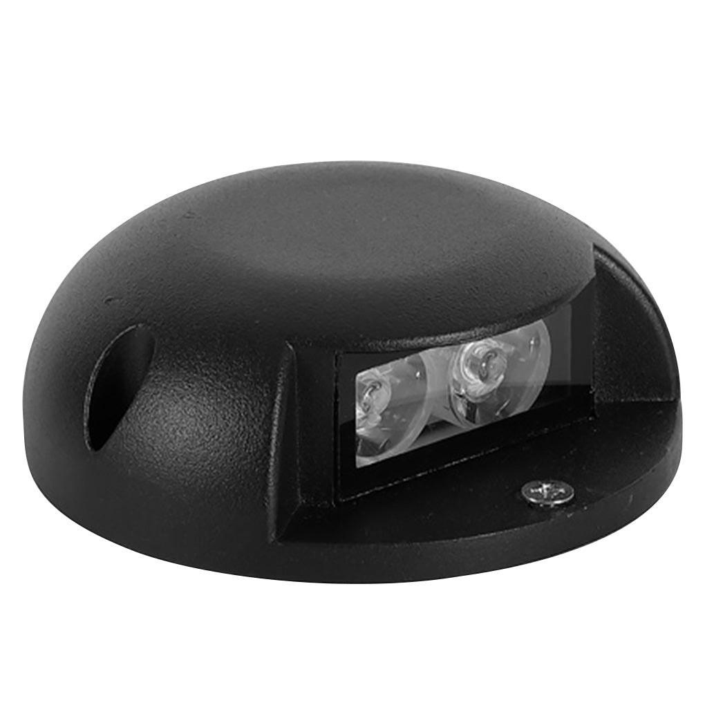 Modern Round LED Flush Mounted Step Light for Outdoor Decking
