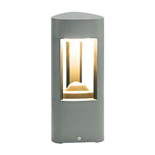 Triple Side Emitting Solar LED Garden Bollard Lights Heart Design & Weatherproof
