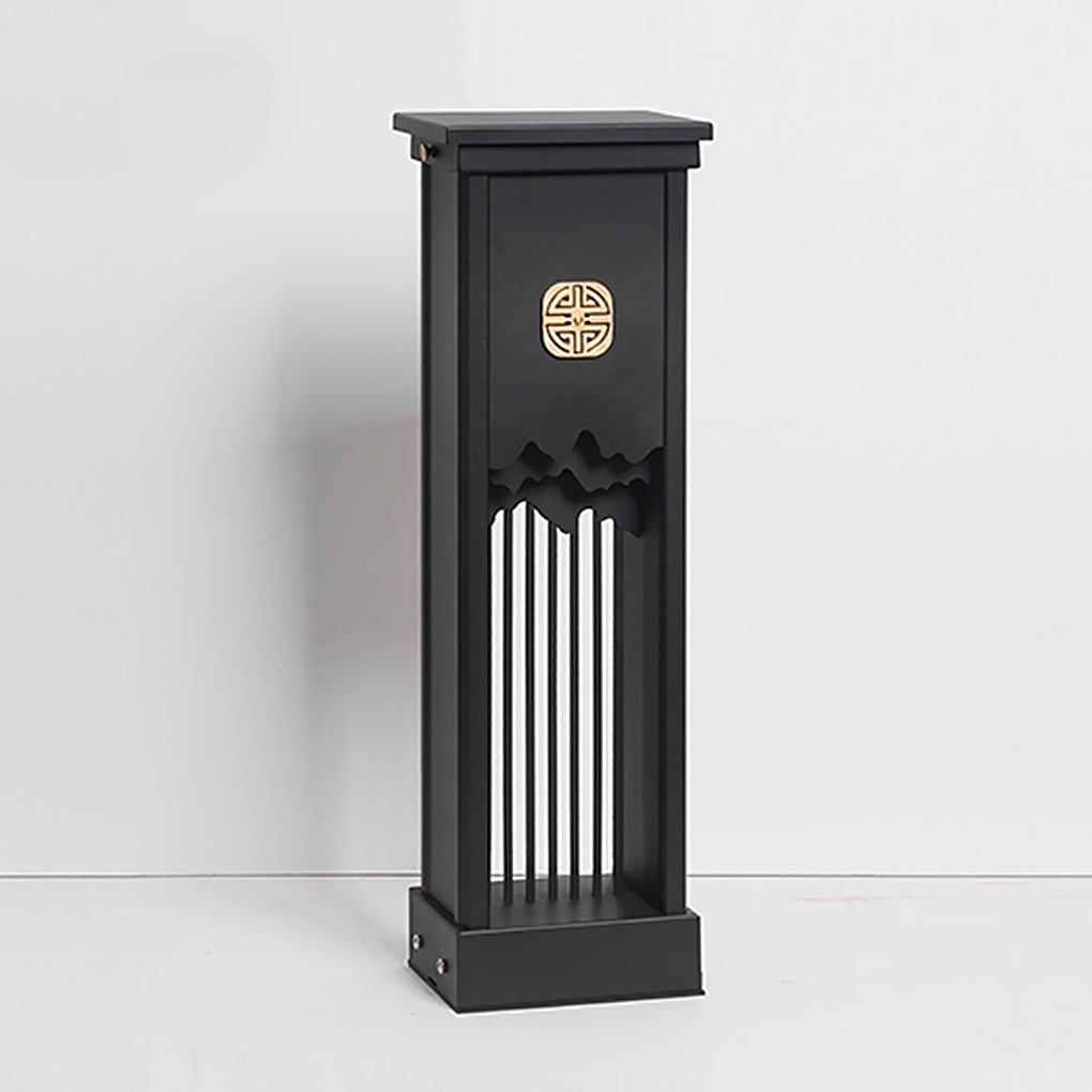 Elegant Outdoor LED Waterproof Light with Artistic Cut Design