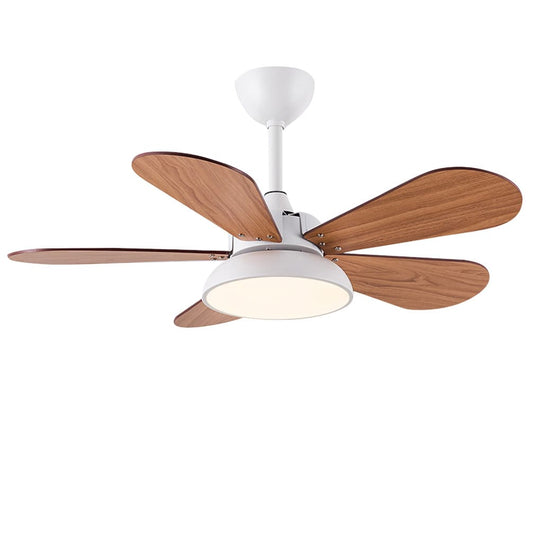 Nordic Cartoon Reversible Kids Ceiling Fan with LED Light