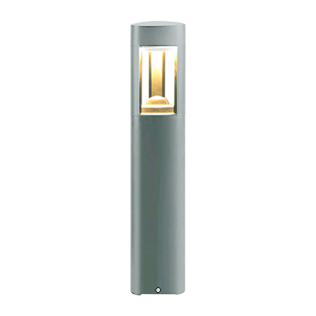Triple Side Emitting Solar LED Garden Bollard Lights Heart Design & Weatherproof