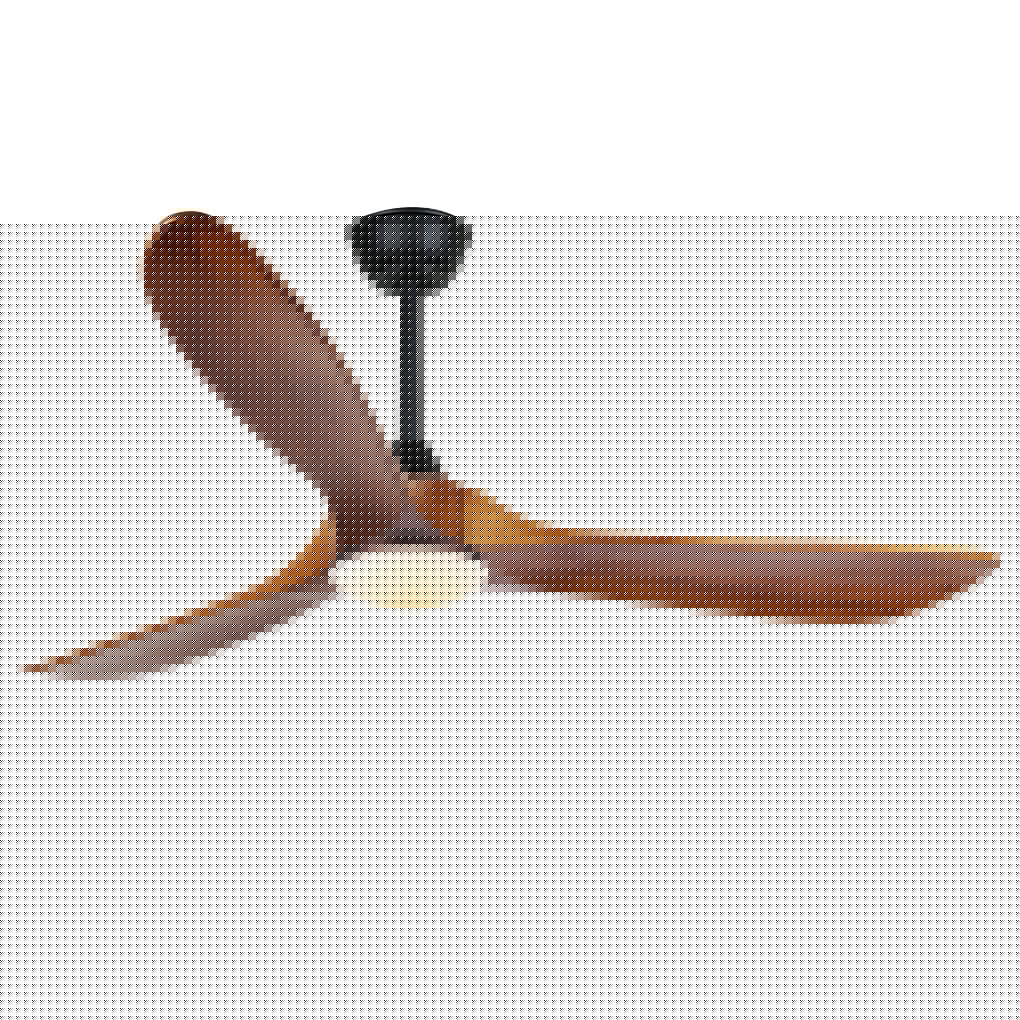 Retro Solid Wood Frequency Conversion Silent Ceiling Fan with LED Light