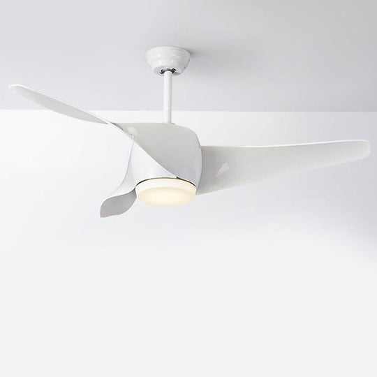 52" Downrod Ceiling Fan with LED Light and Remote