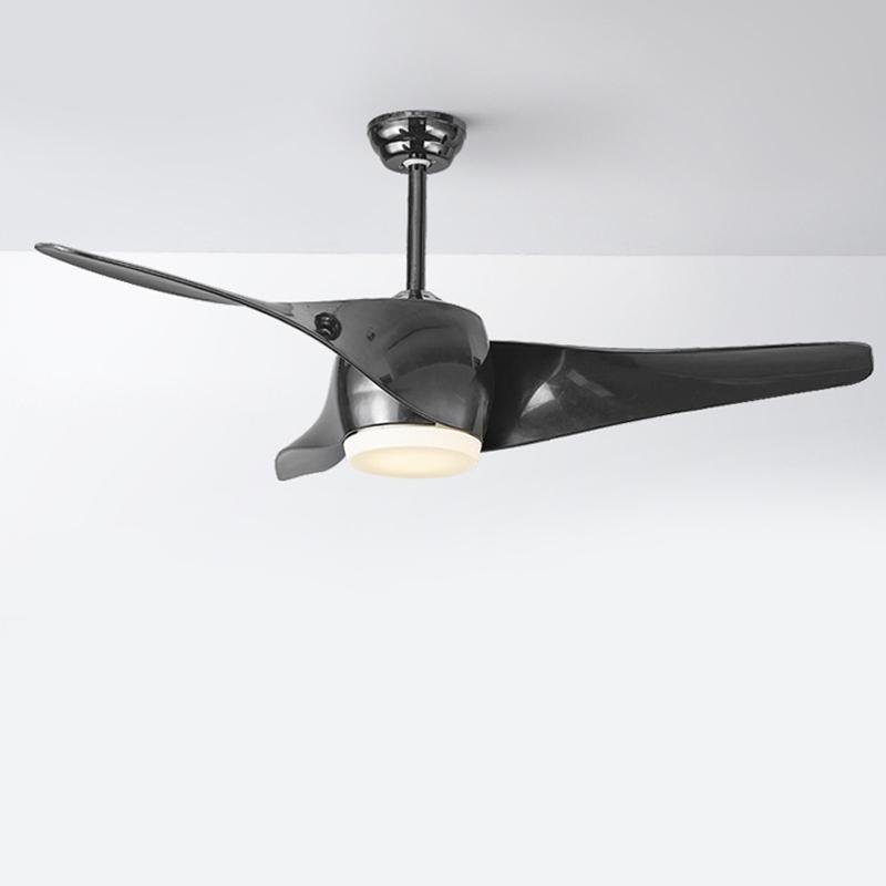 52" Downrod Ceiling Fan with LED Light and Remote