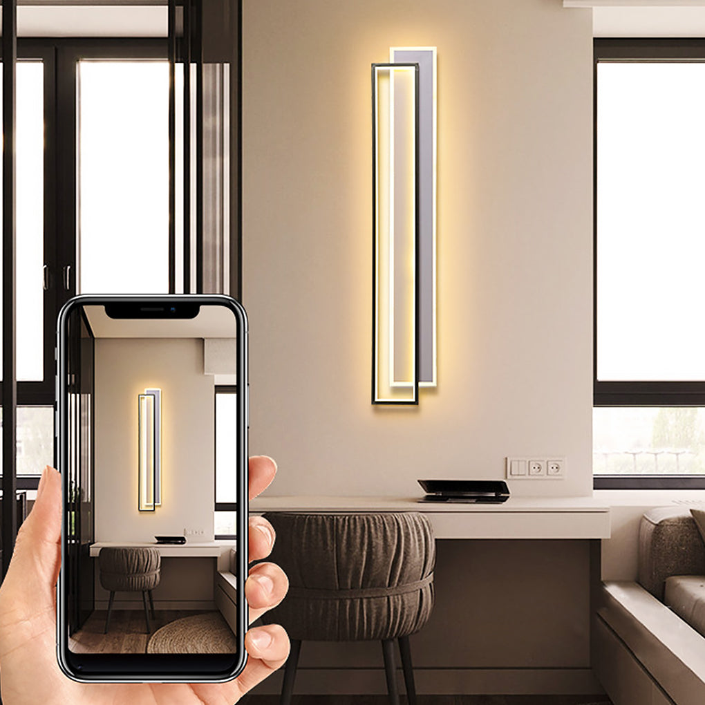 Minimalist Creative LED Wall Light with 3-Step Dimming