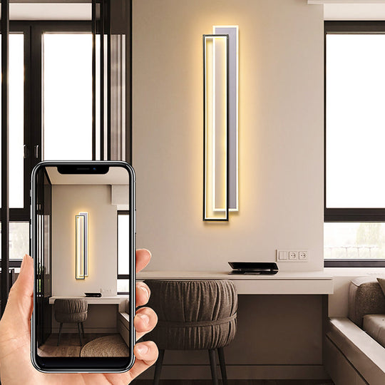 Minimalist Creative LED Wall Light with 3-Step Dimming
