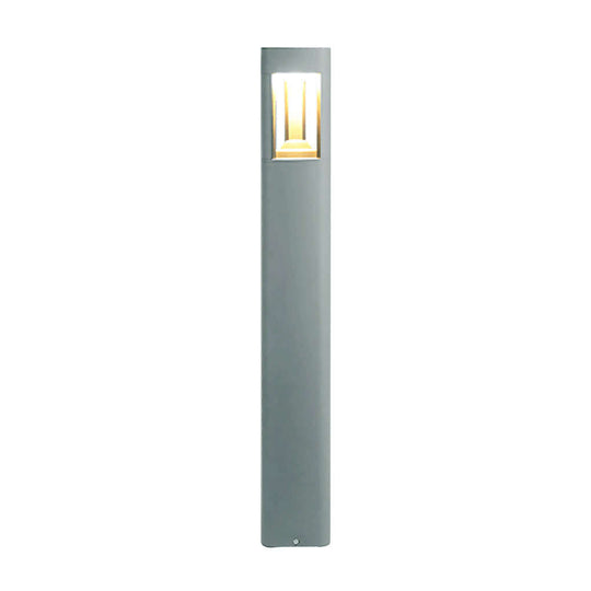 Triple Side Emitting Solar LED Garden Bollard Lights Heart Design & Weatherproof
