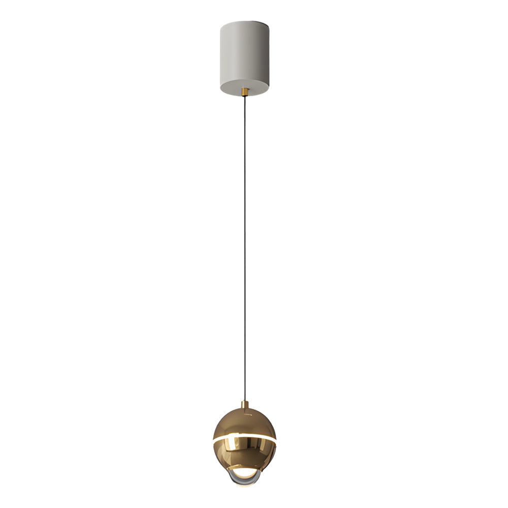 Modern Metal Ball Pendant Light – LED with 3-Step Dimming
