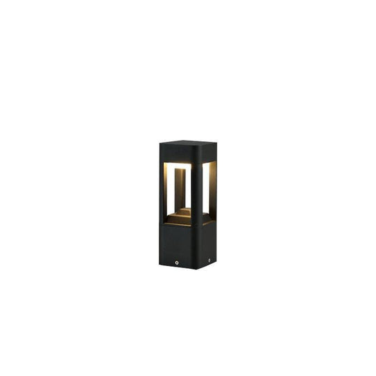 Quadruple-Sided Aluminum LED Bollard Lights with Open Design