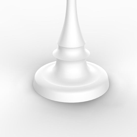 19'' Modern French Chess Table Lamp with Linen Shade
