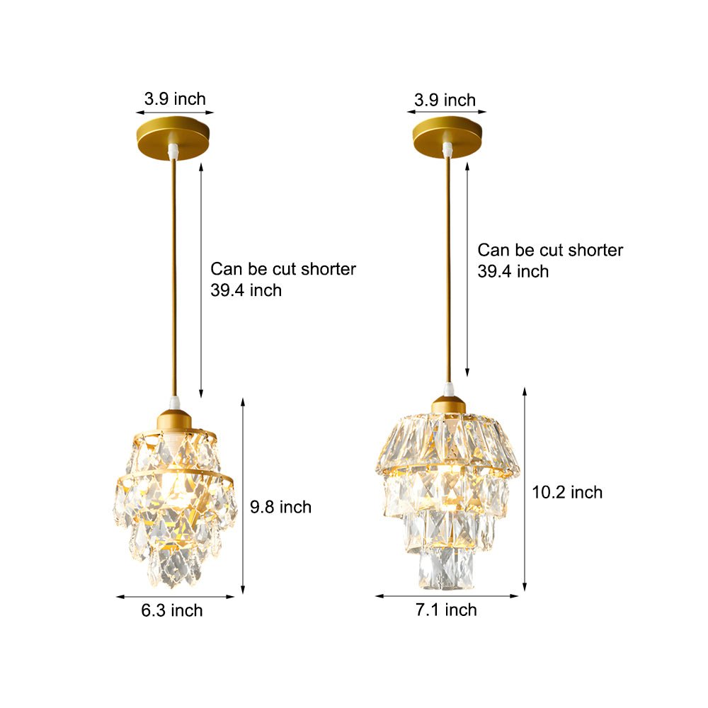 Mini Crystal Pendant Light – 1-Light
