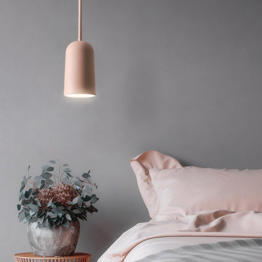 Pink Figura Arc Resin Pendant Lamp – 1 Light