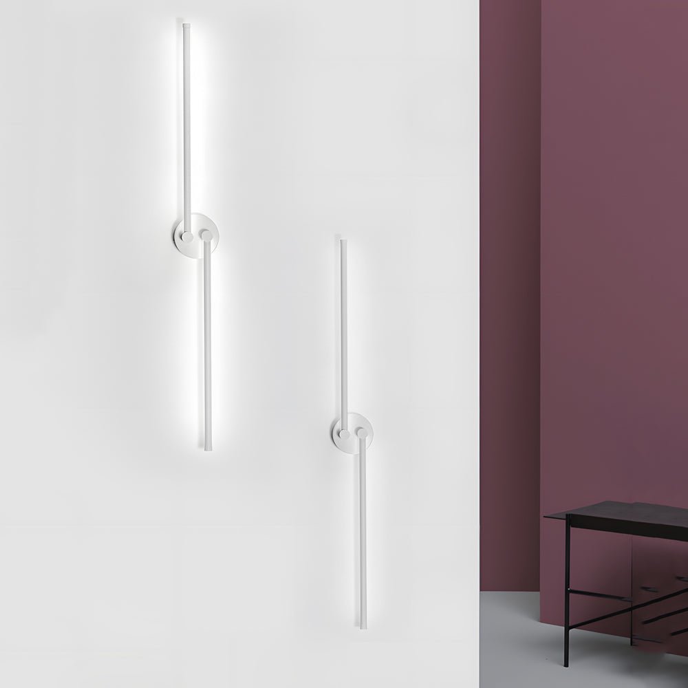 Black Rotatable Linear Modern LED Wall Sconce