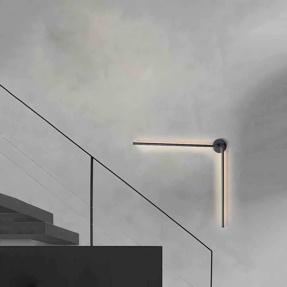 Black Rotatable Linear Modern LED Wall Sconce