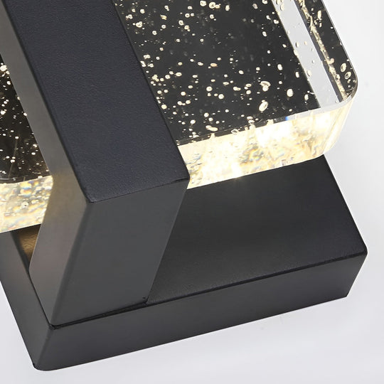 Creative Crystal LED Outdoor Wall Sconce Waterproof Light
