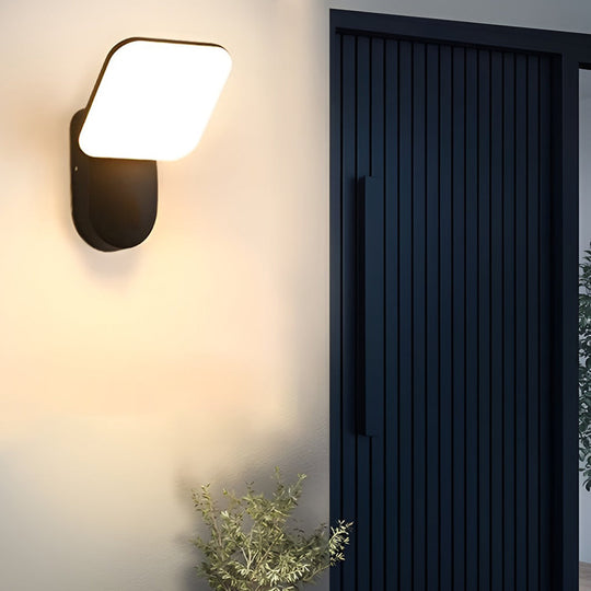 Square LED 12W Outdoor Waterproof Wall Sconce