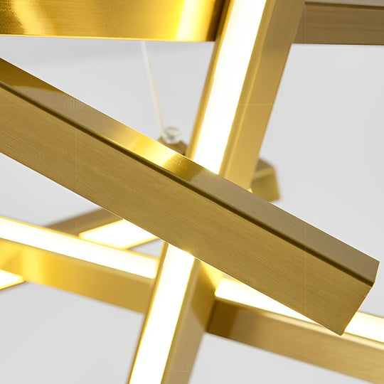 8-Light Modern LED – Sputnik Chandelier Stylish Ceiling Lighting
