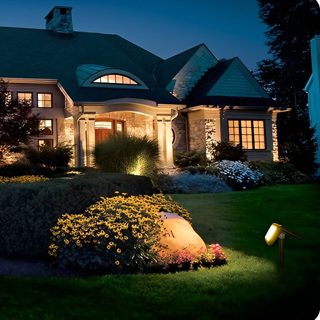 2PCS Waterproof LED Solar Outdoor Lawn Lamps