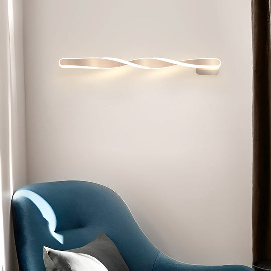 Spiral-Shaped 29W Minimalist LED Wall Sconce