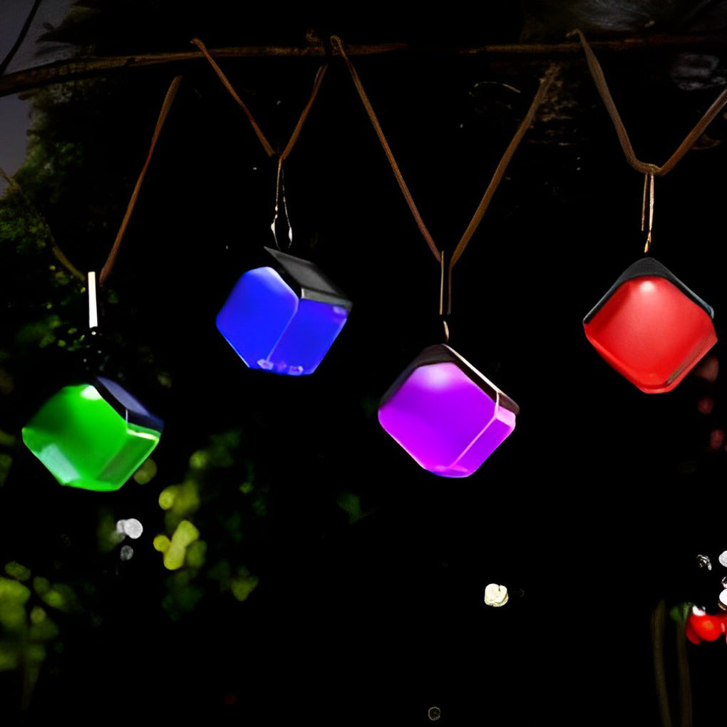 2 Pcs Waterproof LED Multi Color Light Modern Solar Wall Washer Light