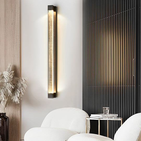 Minimalist Crystal Strip Postmodern LED Wall Lamp