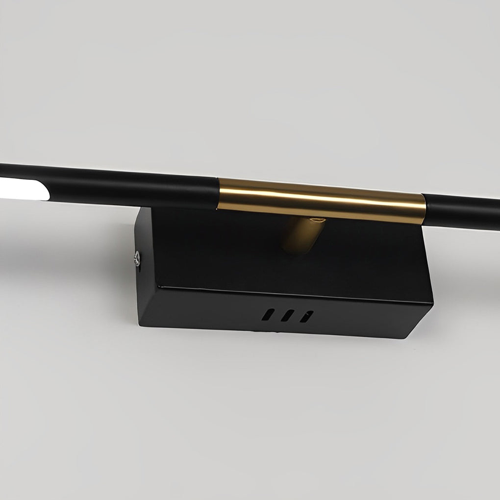 Black & Gold Linear LED Bathroom Vanity Light Bar