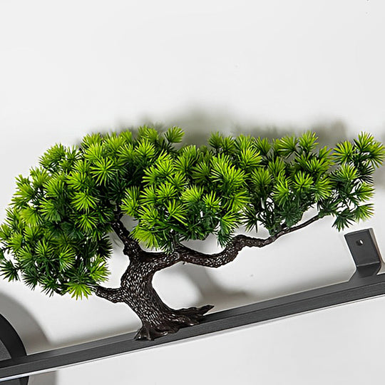 Moon Tree Scenery Waterproof LED Black Retro Outdoor Wall Lights