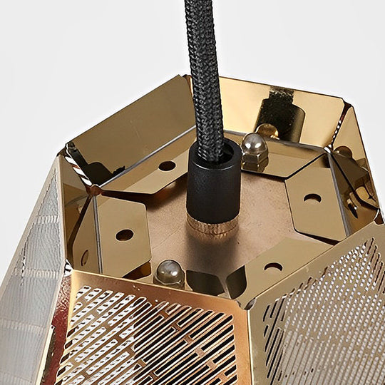 Electroplated Stainless Steel Creative Geometric Nordic Pendant Light