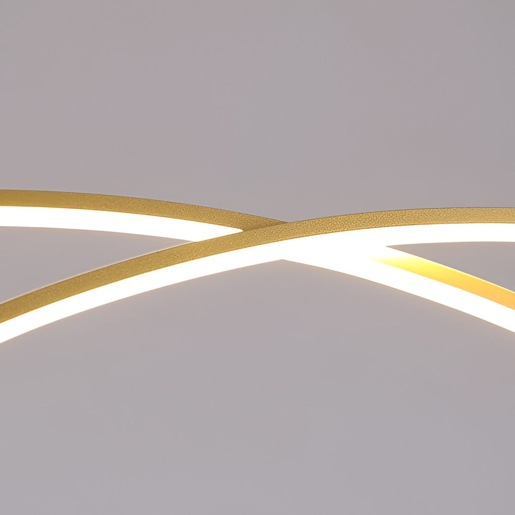 Creative Linear Design LED 3-Step Dimming Modern Chandelier
