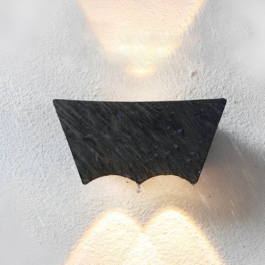 Creative Up and Down Black LED Outdoor Wall Washer Light
