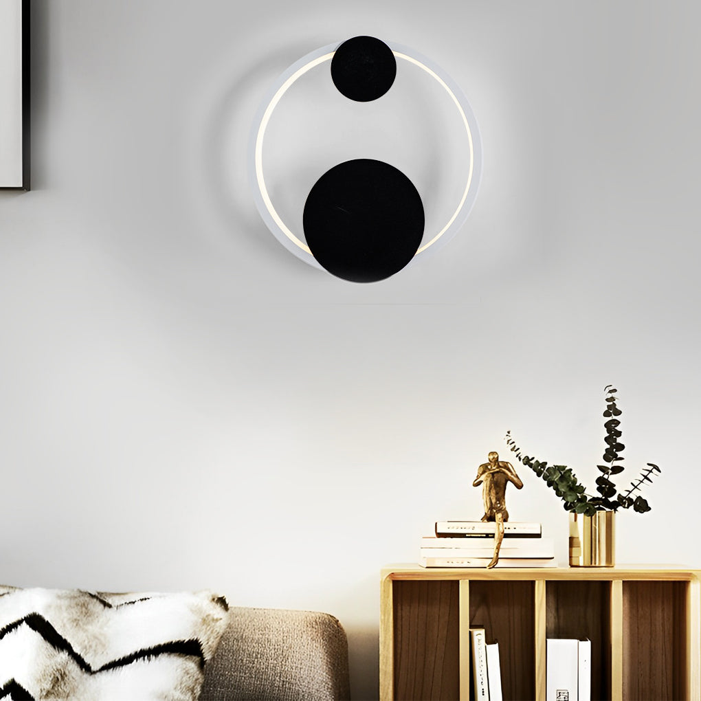 Round Decor Three Step Dimming Nordic LED Wall Sconce