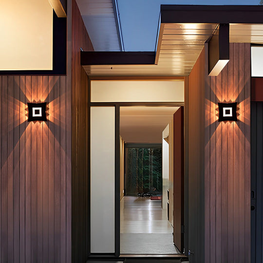 Four Way LED Waterproof Outdoor Wall Facade Light