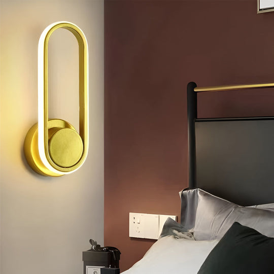 330° Rotatable Rounded Rectangular LED Nordic Wall Lamp