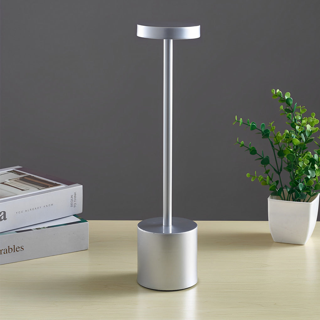 Rechargeable Portable Modern Rod Table Lamp – Cordless LED Lighting with USB Charging