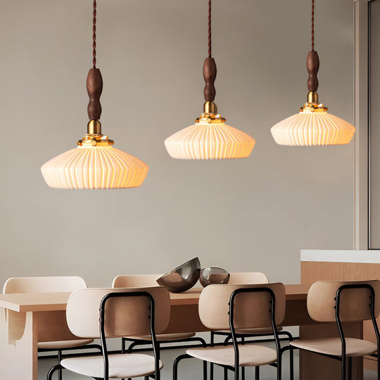 Creative Ceramic Copper LED 12W Nordic Pendant Light or Plug-in Wall Lamp