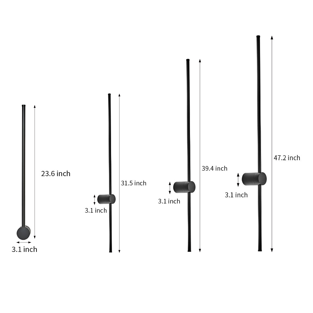 Remote Control RGB LED Linear Wall Sconce