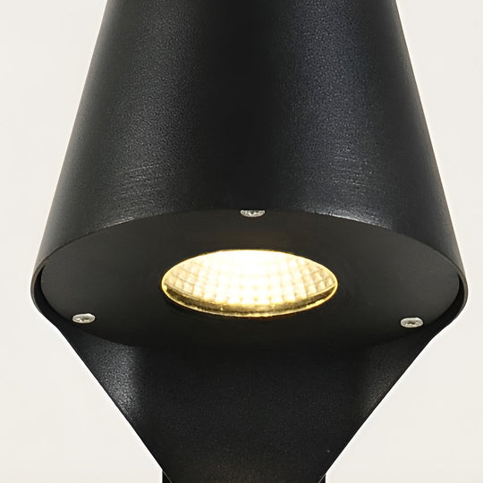 10W LED Black Minimalist Outdoor Pathway Light