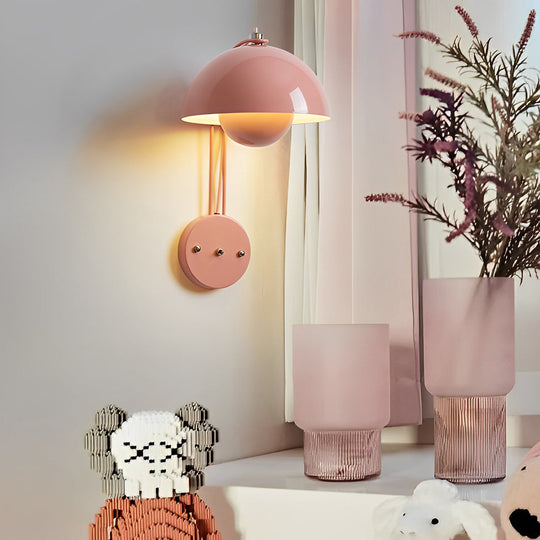 Circular Three Step Dimming Nordic Wall Lamp