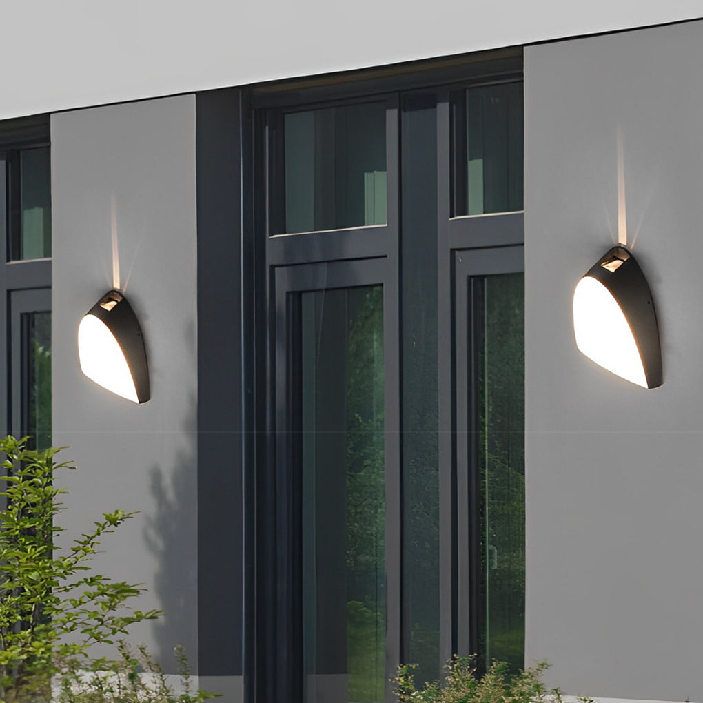 Creative Black Aluminum Modern LED Outdoor Wall Sconce