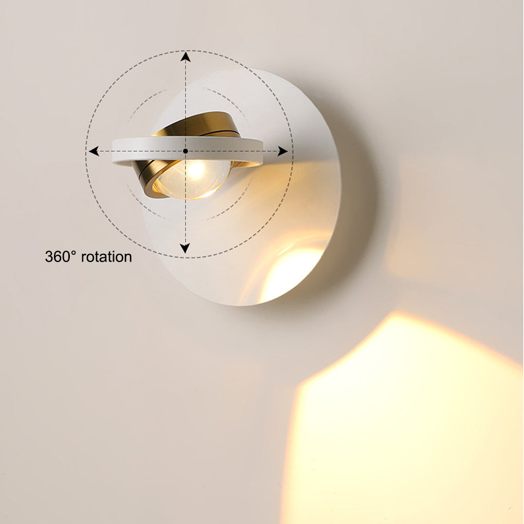 Round or Square Adjustable Modern Wall Lamp