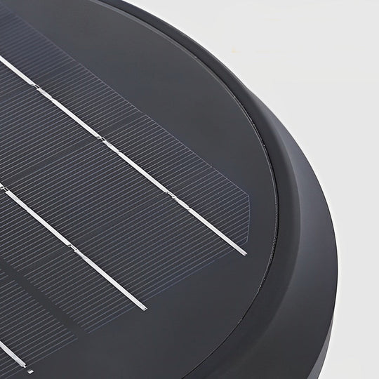 Round Flower LED Waterproof Modern Solar Wall Lamp