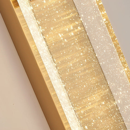 Crystal Bubbles LED Wall Light with 3-Step Dimming