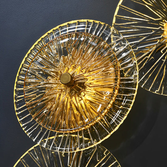 Creative Round Glass Luxury LED Post-Modern Wall Lamp