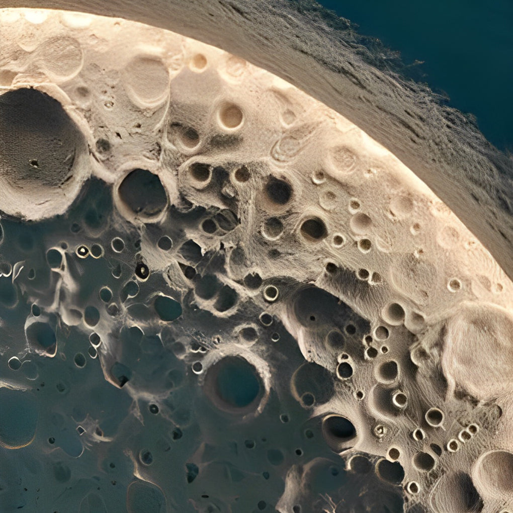 Moon Crater Design LED Outdoor Waterproof Wall Lamp