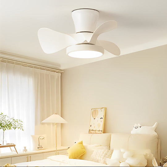 3-Blade Mute LED Dimmable Nordic Ceiling Fan with Remote