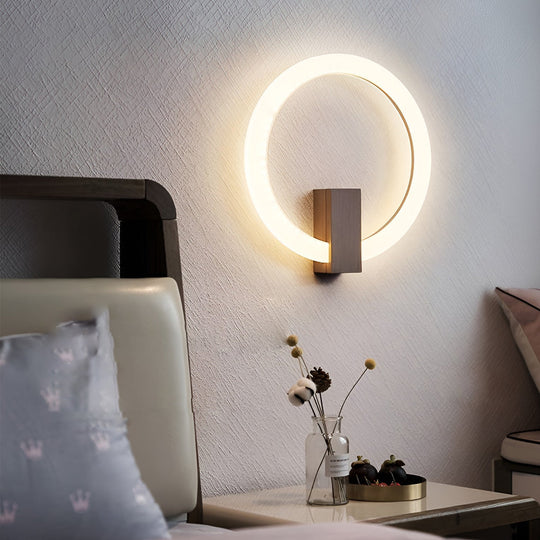 Circle Dimmable LED Modern Wall Sconce