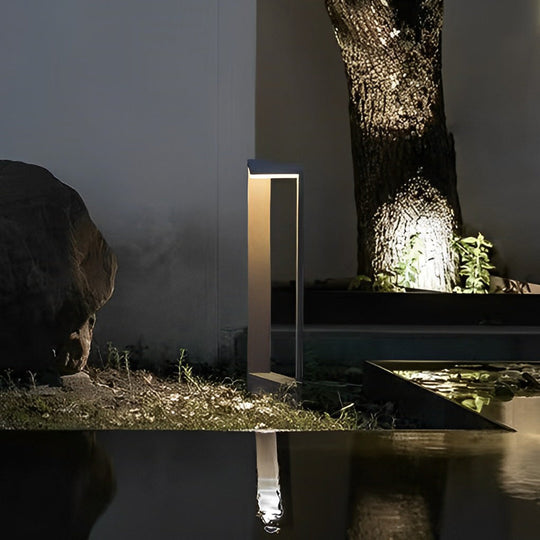 Sleek Linear 12W LED Pathway Light Minimalist Outdoor Landscape Lamp
