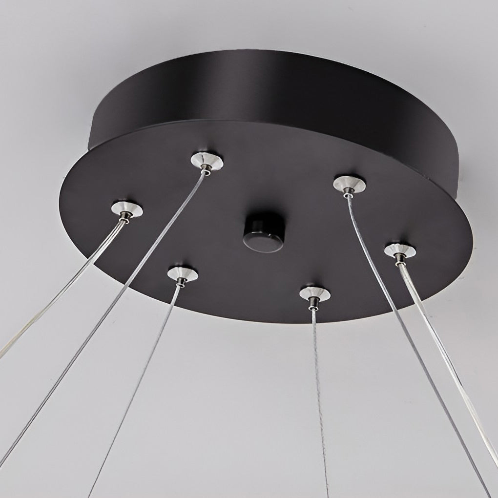 Minimalist 3-Step Dimming LED Nordic Chandelier Hanging Ceiling Lamp